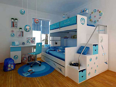 二段ベッド｜２段ベッドで子供部屋を広く可愛く使うコツ