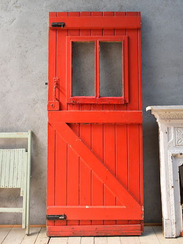 orange door